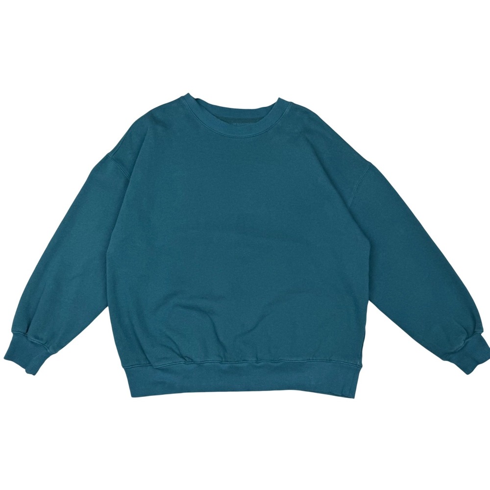 Old Navy Sweatshirt SoComfy Teal Oversized Tunic Fleece Gorpcore XS